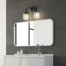 Modern Wall Lights Sconces with Clear Glass Shade and E26 Socket