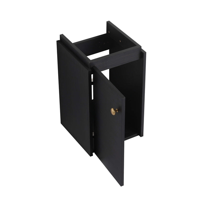 Nuvia Modern Wall-Mounted Bathroom Vanity With Ceramic Sink And Soft Close Door (SAK05214)