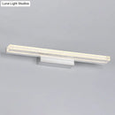 GobekUsa Modern Wall-Mounted LED Vanity Sconce with Acrylic Shade for Toilets in Warm/White Light