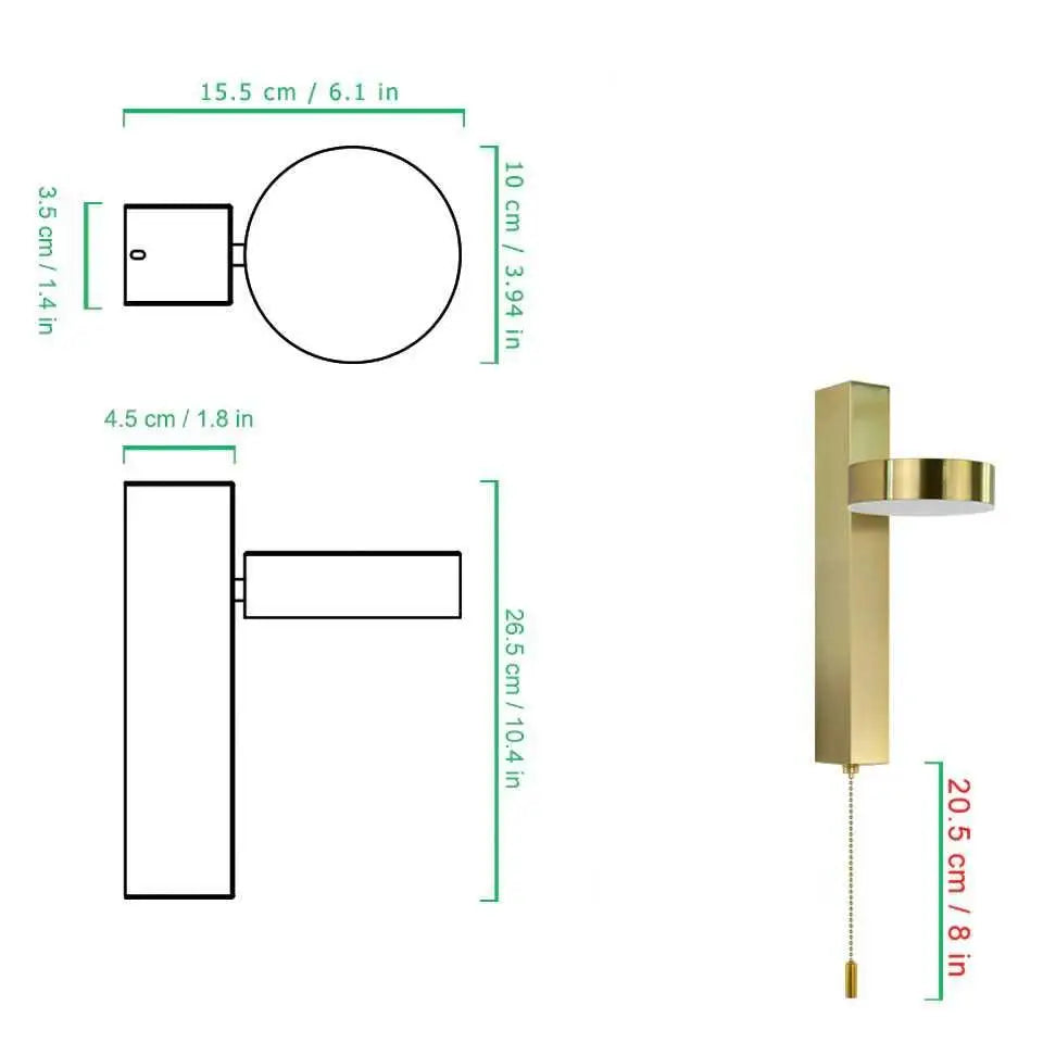 GobekUsa 350° Modern Wall Sconces, photo 5 of 6