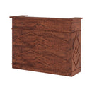 52-Inch Modern Walnut Standing Reception Desk With Laminate Countertop (SAK17835)