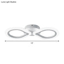GobekUsa Modern Waterdrop Acrylic Wall Sconce Light - Simple Design with White LED, 1/2 Lights - Elegant Wall Lighting Fixture