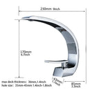 GobekUsa Black Chrome Basin Faucet Single Handle Bathroom Mixer Tap