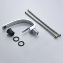 GobekUsa Black Chrome Basin Faucet Single Handle Bathroom Mixer Tap