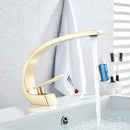 GobekUsa Black Chrome Basin Faucet Single Handle Bathroom Mixer Tap