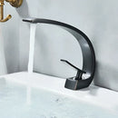 GobekUsa Black Chrome Basin Faucet Single Handle Bathroom Mixer Tap