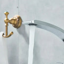 GobekUsa Black Chrome Basin Faucet Single Handle Bathroom Mixer Tap
