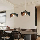 GobekUsa Black Resin LED Chandelier Pendant Light for Living Room and Bedroom