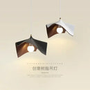 GobekUsa Black Resin LED Chandelier Pendant Light for Living Room and Bedroom