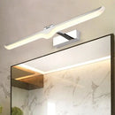 GobekUsa Modern Symmetric LED Wall Sconce for Bathroom Vanity - Acrylic and Nickel Finish