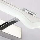 GobekUsa Modern Symmetric LED Wall Sconce for Bathroom Vanity - Acrylic and Nickel Finish