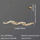 GobekUsa Gold Acrylic LED Pendant Lamps - Nordic Design for Home Decor Lighting