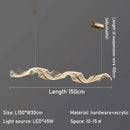 GobekUsa Gold Acrylic LED Pendant Lamps - Nordic Design for Home Decor Lighting