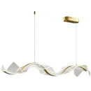 GobekUsa Gold Acrylic LED Pendant Lamps - Nordic Design for Home Decor Lighting