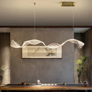 GobekUsa Gold Acrylic LED Pendant Lamps - Nordic Design for Home Decor Lighting