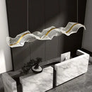 GobekUsa Gold Acrylic LED Pendant Lamps - Nordic Design for Home Decor Lighting