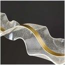 GobekUsa Gold Acrylic LED Pendant Lamps - Nordic Design for Home Decor Lighting