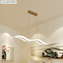 GobekUsa Sleek Acrylic LED Pendant Light Fixture - Island Lighting for Chic Dining Ambiance