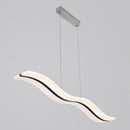 GobekUsa Sleek Acrylic LED Pendant Light Fixture - Island Lighting for Chic Dining Ambiance