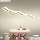 GobekUsa Sleek Acrylic LED Pendant Light Fixture - Island Lighting for Chic Dining Ambiance