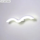 GobekUsa Minimalist Black/White Wavelet LED Wall Sconce with Frosted Diffuser, Available in 16", 23.5", or 31.5" Lengths