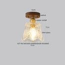 GobekUsa LED Wood Acrylic Ceiling Lamp Modern Art Decor Light Fixture