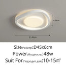 GobekUsa Cream Style LED Ceiling Lamps for Modern Simple Living Room Lighting