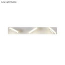 GobekUsa Contemporary Adjustable Circle Bathroom Wall Light Fixture in White Acrylic with 3 Bulbs - Warm/White Light