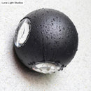 GobekUsa Modern Metal Flush Wall Sconce: Nordic 4-Light Dome Wall Mount Lamp in Black/White
