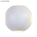 GobekUsa Modern Metal Flush Wall Sconce: Nordic 4-Light Dome Wall Mount Lamp in Black/White