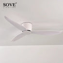 GobekUsa 6-Speed DC Motor Ceiling Fan Remote Control 17CM Low Floor Loft Decorative Fan