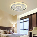 GobekUsa 6-Speed LED Ceiling Fan Light for Living Room - 360° Rotation