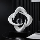 GobekUsa Abstract Resin Sculpture Figurine for Home Decor & Table Centerpiece