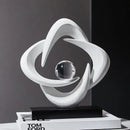 GobekUsa Abstract Resin Sculpture Figurine for Home Decor & Table Centerpiece