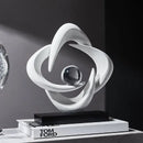GobekUsa Abstract Resin Sculpture Figurine for Home Decor & Table Centerpiece
