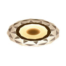 GobekUsa Minimalistic White Acrylic LED Wall Lamp for Bedroom - Diamond Twig Flower Design