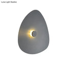 GobekUsa Modern Flaky Sconce Light: 7"/9"/11" Acrylic LED Wall Mounted Fixture in Grey/White