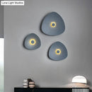 GobekUsa Modern Flaky Sconce Light: 7"/9"/11" Acrylic LED Wall Mounted Fixture in Grey/White