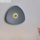 GobekUsa Modern Flaky Sconce Light: 7"/9"/11" Acrylic LED Wall Mounted Fixture in Grey/White