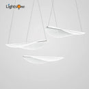 GobekUsa Acrylic Leaf Pendant Lights for Living and Dining Room