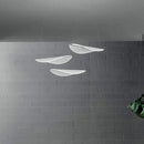 GobekUsa Acrylic Leaf Pendant Lights for Living and Dining Room