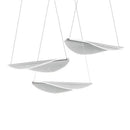 GobekUsa Acrylic Leaf Pendant Lights for Living and Dining Room