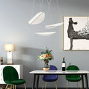 GobekUsa Acrylic Leaf Pendant Lights for Living and Dining Room