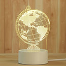 Modern white acrylic night lamp – bedroom led decor by Decorbites