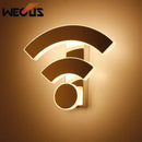 GobekUsa Acrylic WIFI Wall Light - Home Decor Sconce for Living Room, Bedroom, Restaurant