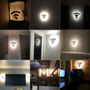 GobekUsa Acrylic WIFI Wall Light - Home Decor Sconce for Living Room, Bedroom, Restaurant