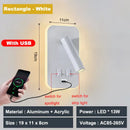 GobekUsa Adjustable 10W Wall Light Sconce Lamp with Switch - Hotel Bedroom Study Reading