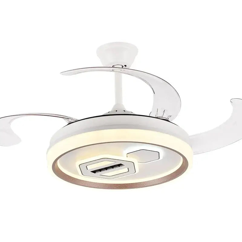 GobekUsa Adjustable Blade Ceiling Fan Light with Remote-Controlled LED - Elegant Home Decor, photo 6 of 8