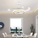 GobekUsa Adjustable Blade Ceiling Fan Light with Remote-Controlled LED - Elegant Home Decor