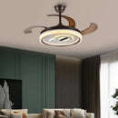 GobekUsa Adjustable Blade Ceiling Fan Light with Remote-Controlled LED - Elegant Home Decor
